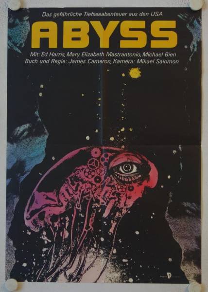 The Abyss - Kopie original release east-german movie poster